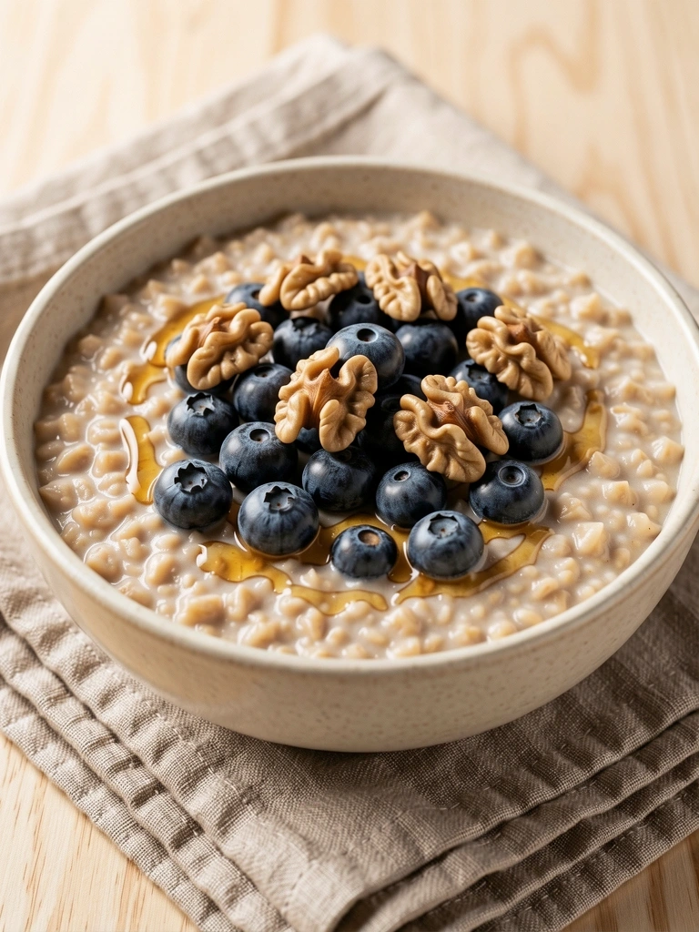 Ovesná kaša s lesným ovocím